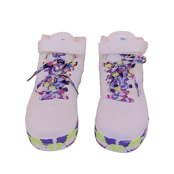 Fila Vulc 13 Paintball Splatter Sneakers size 8.5 - Picture 4 of 10